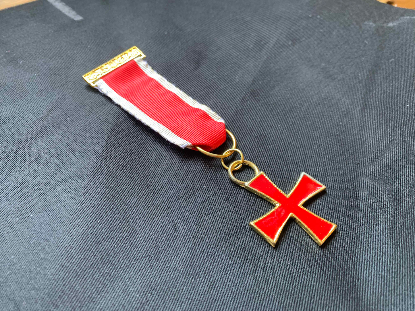 Medalla Templaria Cruz Roja