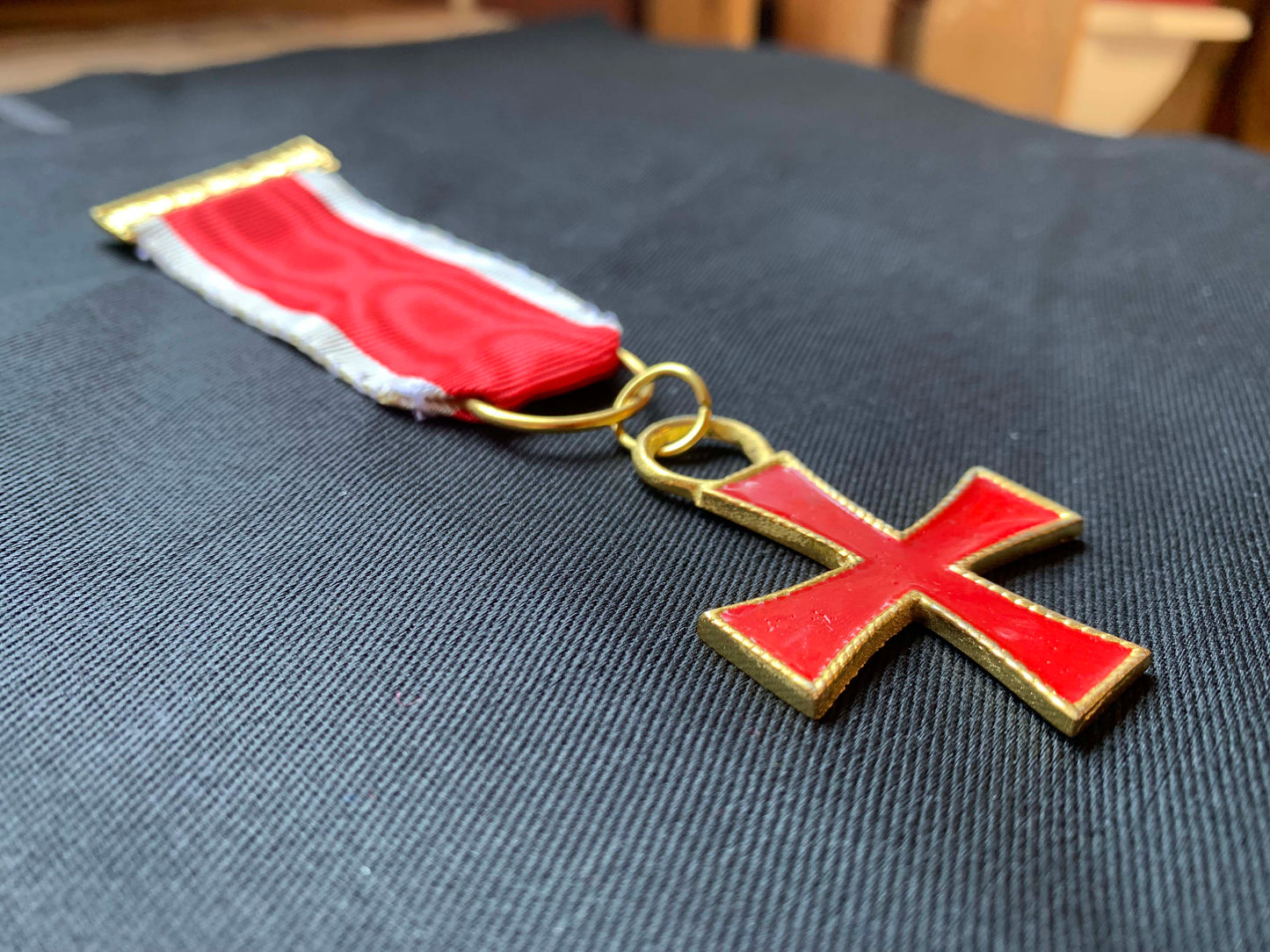 Medalla Templaria Cruz Roja