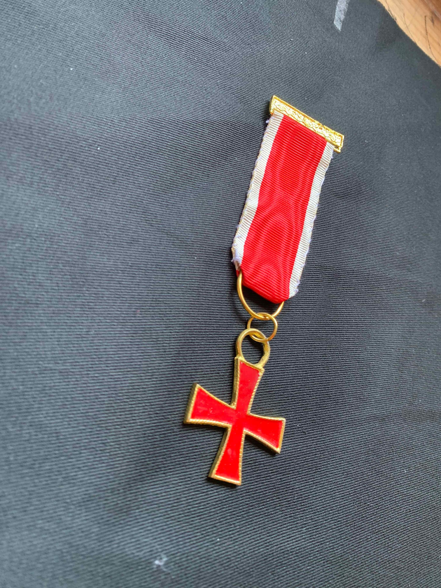 Medalla Templaria Cruz Roja